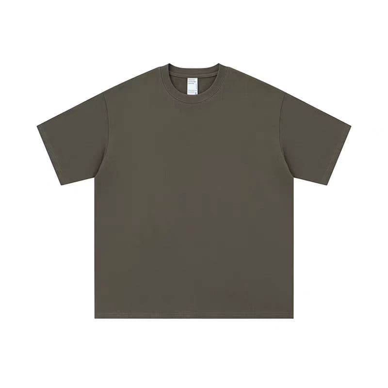 Brown [500g heavyweight | three-needle short sleeve]