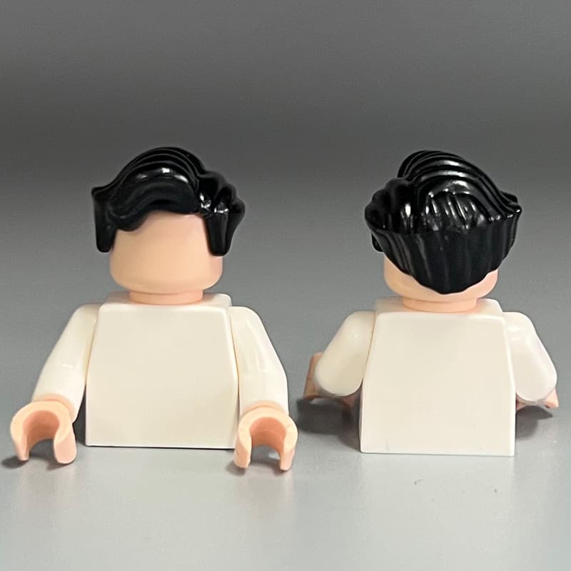 43751 wavy short hair black