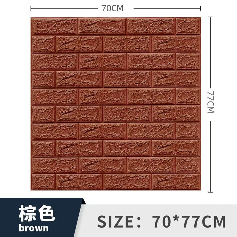 Brick brown