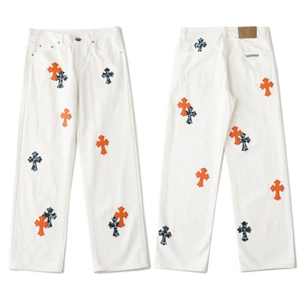 45 white orange