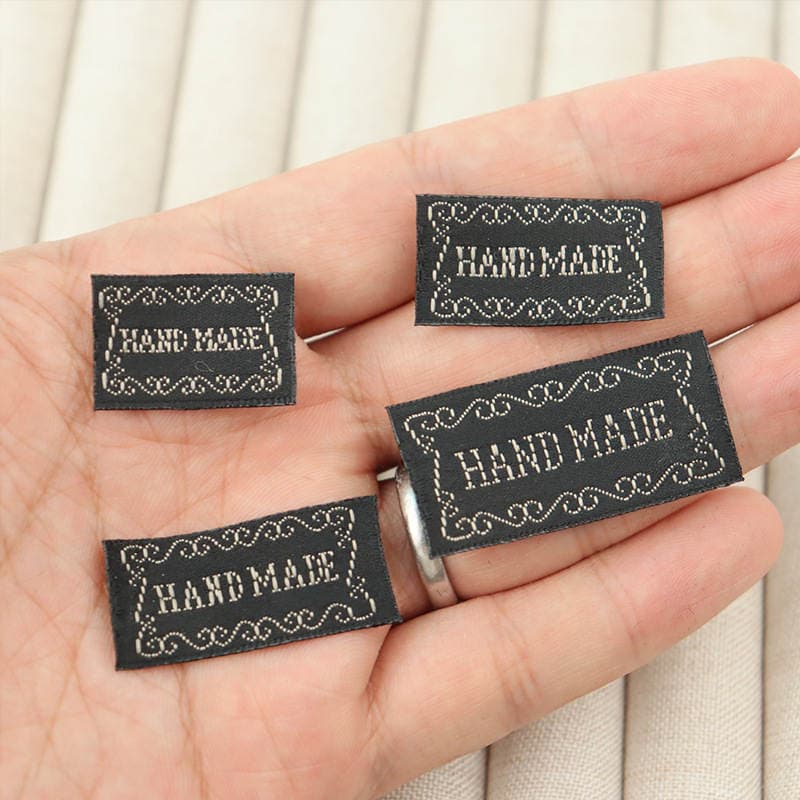 Spot DIY Jewelry Accessories Handmade Labels Cloth Labels Labeling Trademarks Handmade Hair Accessories Materials Leather Labels 3