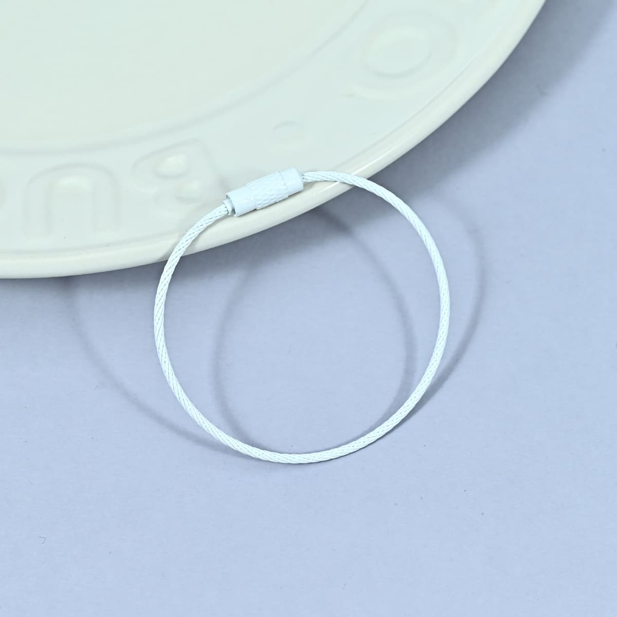 [white] 5cm color wire ring