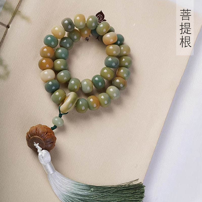 Qingmang Bodhi Apple Beads DIY Lian Yun Handheld Specifications 10 × 13 Decorative Bracelets for Men and Women Beads Factory Wholesale 1