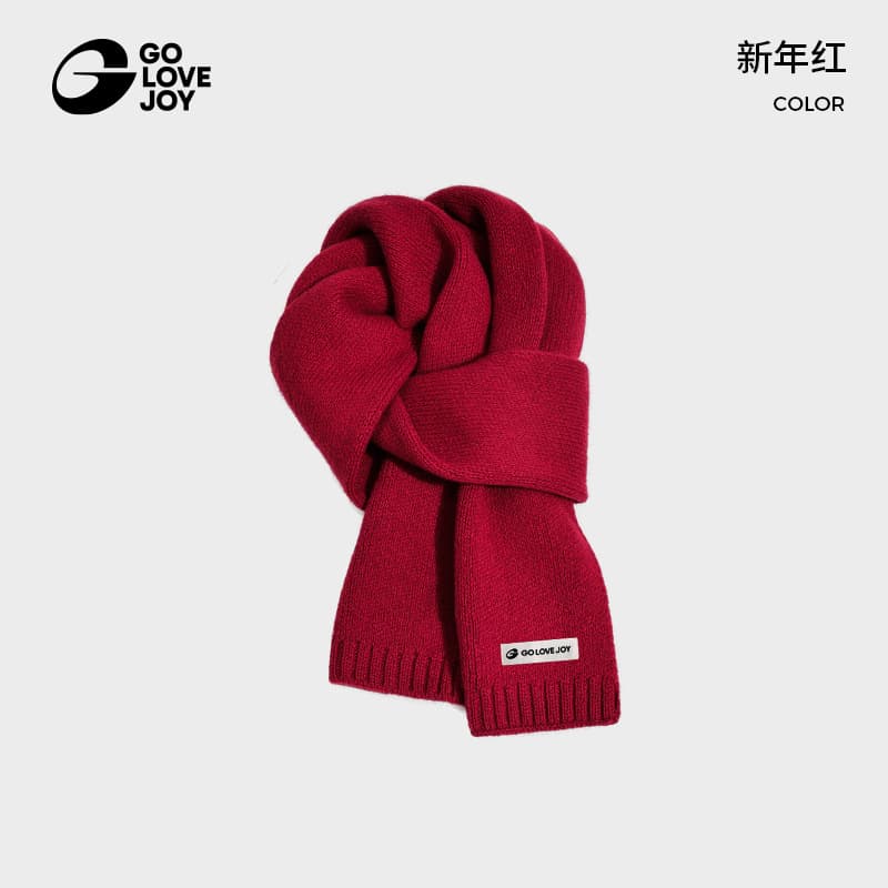 [new year red] scarf