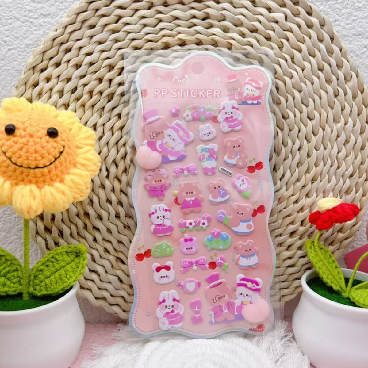 Butt stickers and pinching fun 15 rabbits and bears