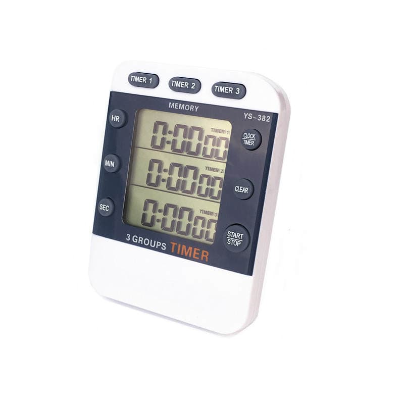 Yisheng Ys-382 Three Sets of Positive Countdown Timer Reminder Timer Student Kitchen Baking Industrial Sound Adjustable 5