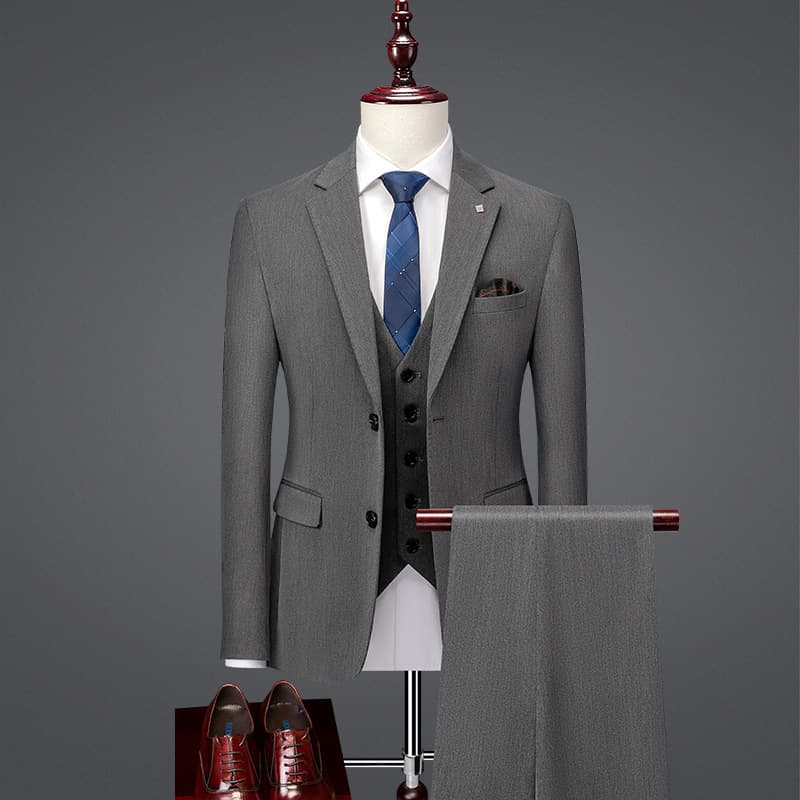 96002 three-piece set medium gray