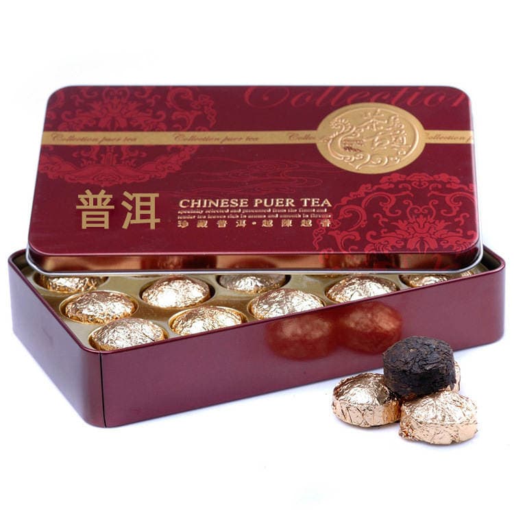 Pu-er bişmiş çayı, Çenxianq Xiaojinxiang, yumşaq, orijinal Xiaoyao 1