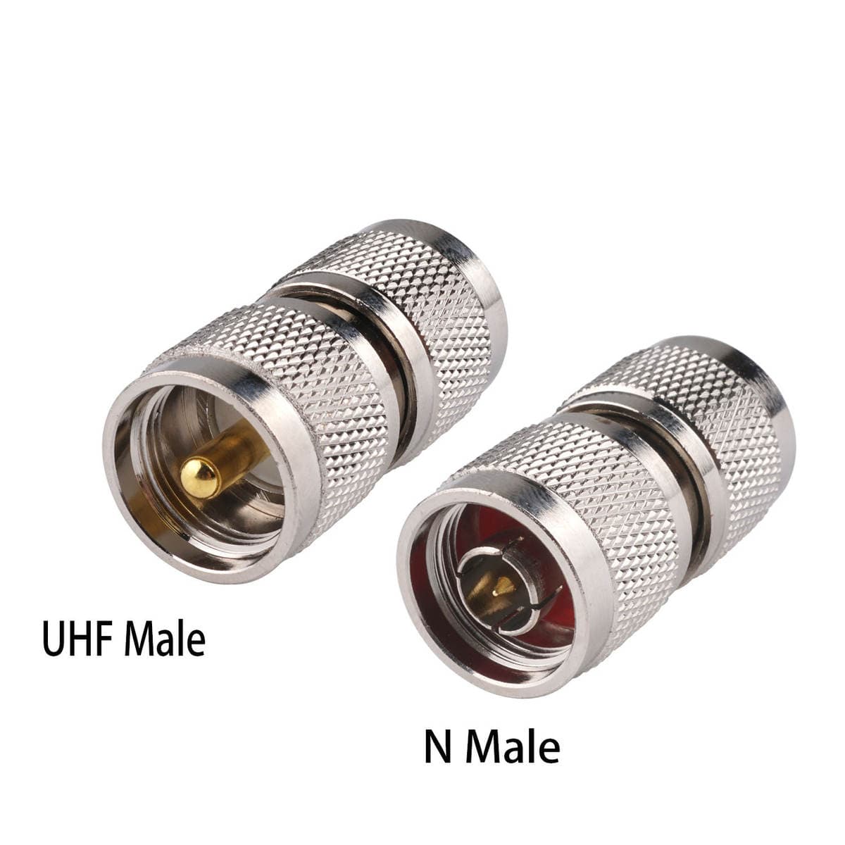 RF coaxial connector N-to-UHF adapter N-type male-female-to-UHF male-female adapter interconnection device 4
