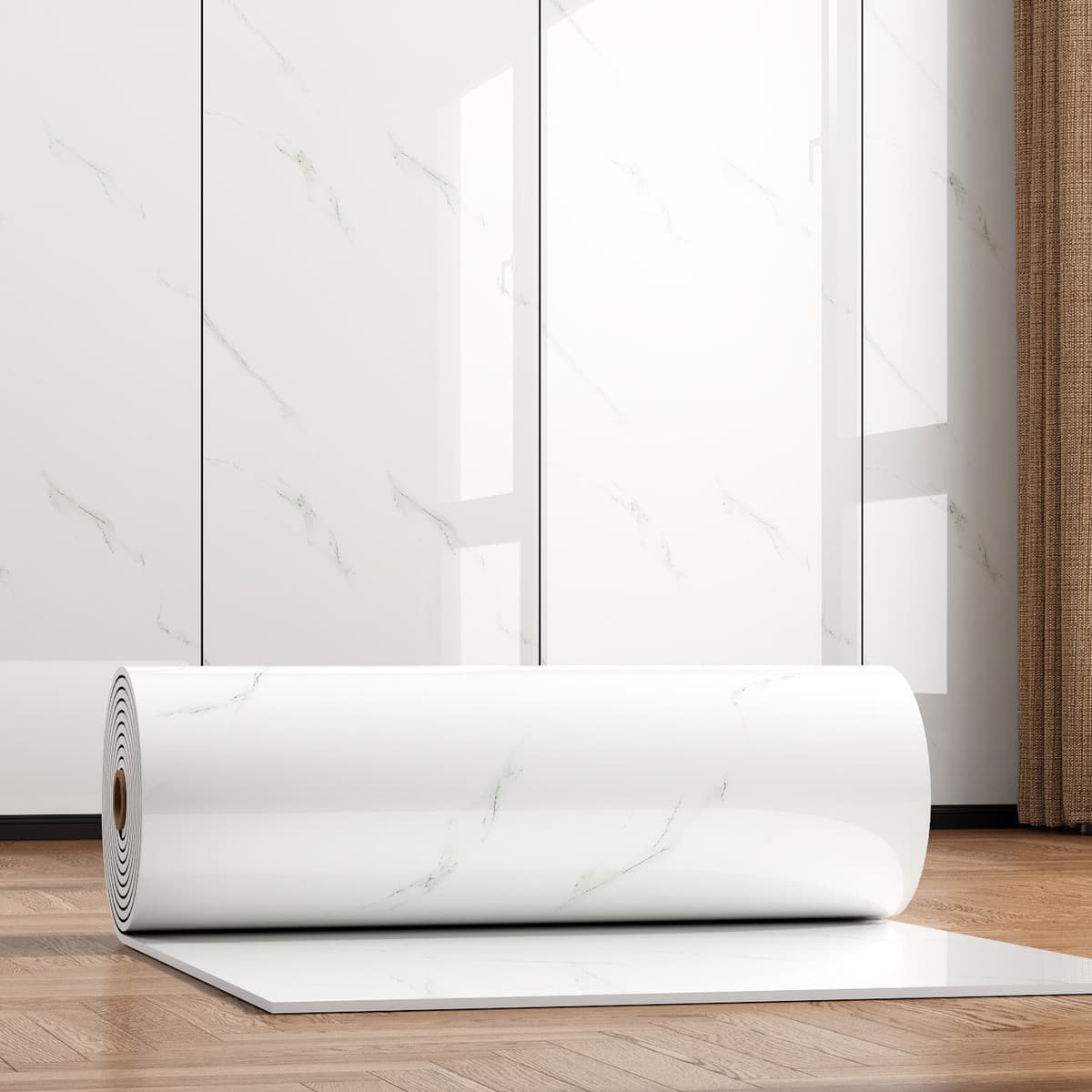 Wool white roll