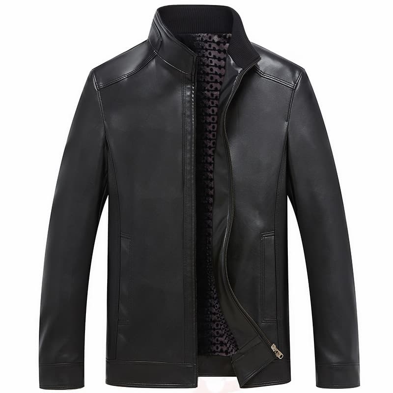 Black fleece-lined