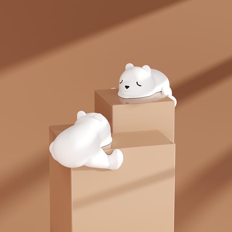 Sleepy bear white