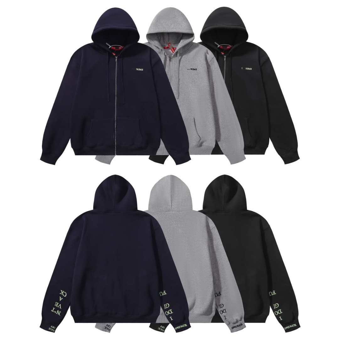 Luminous embroidery blue [jacket]