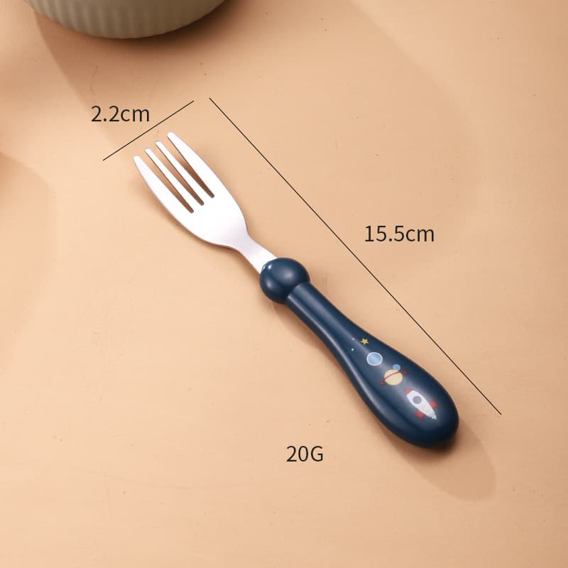 Royal blue fork