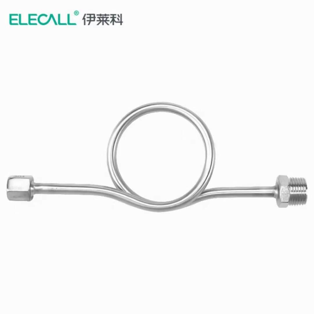 Elico 304 Stainless Steel Buffer Tube Pressure Gauge Elbow Connecting Tube M20 * 1.5 Turn 4 Points Thickened Buffer Tube 5