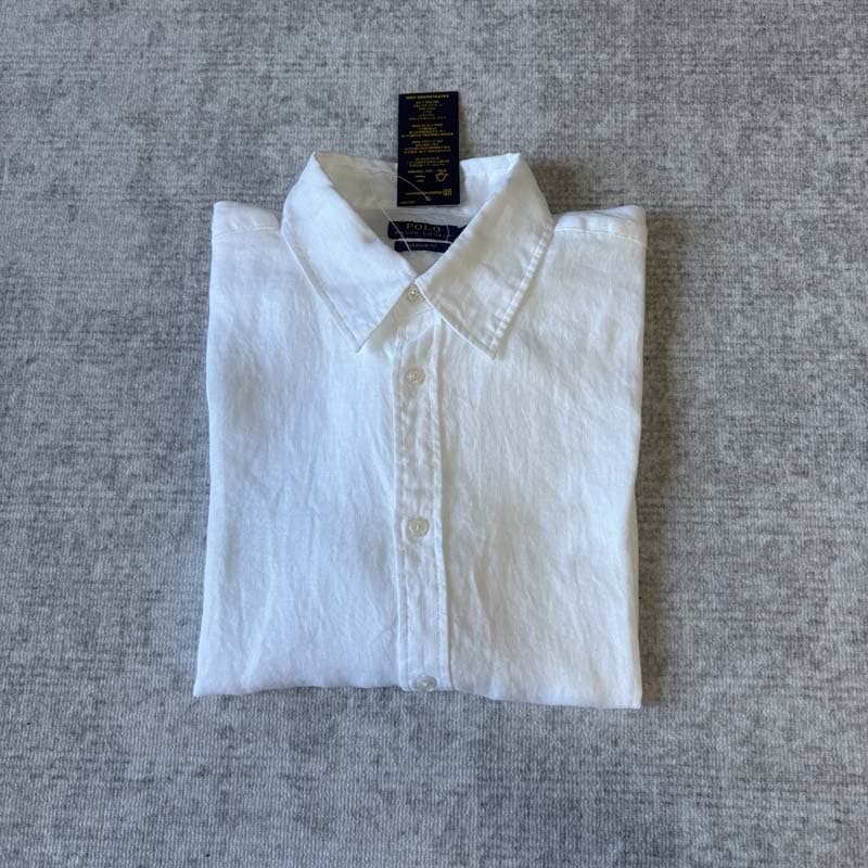 White blue label