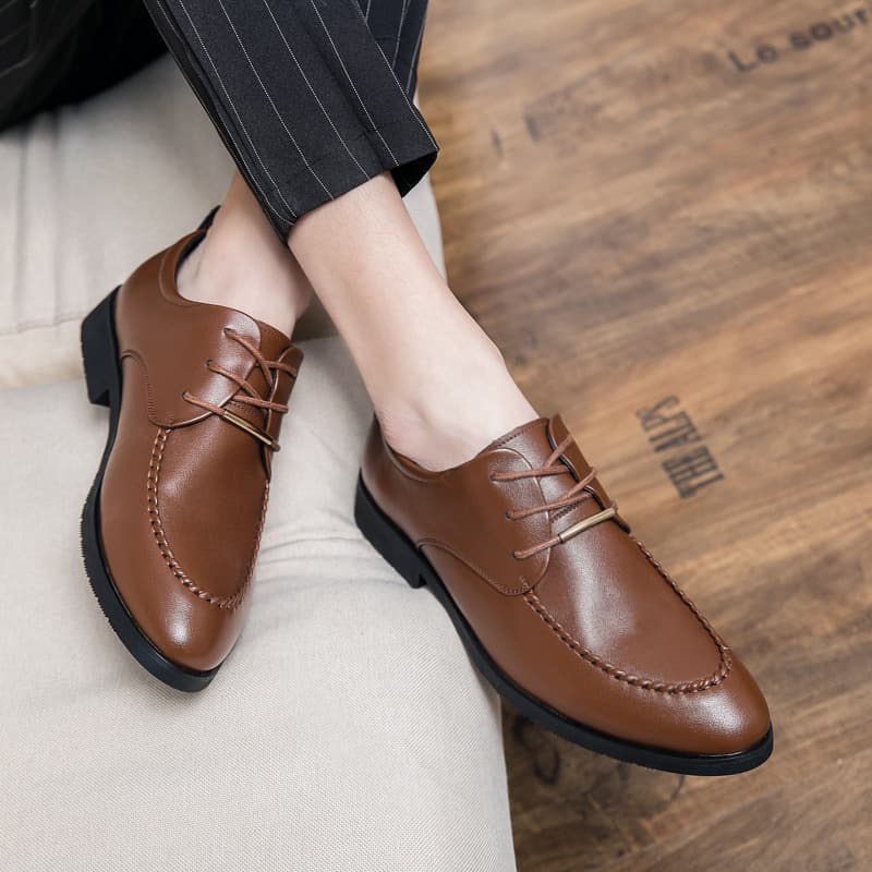 213 light brown [standard leather shoe size]
