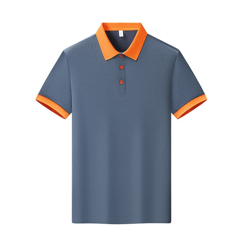 Dark gray and orange