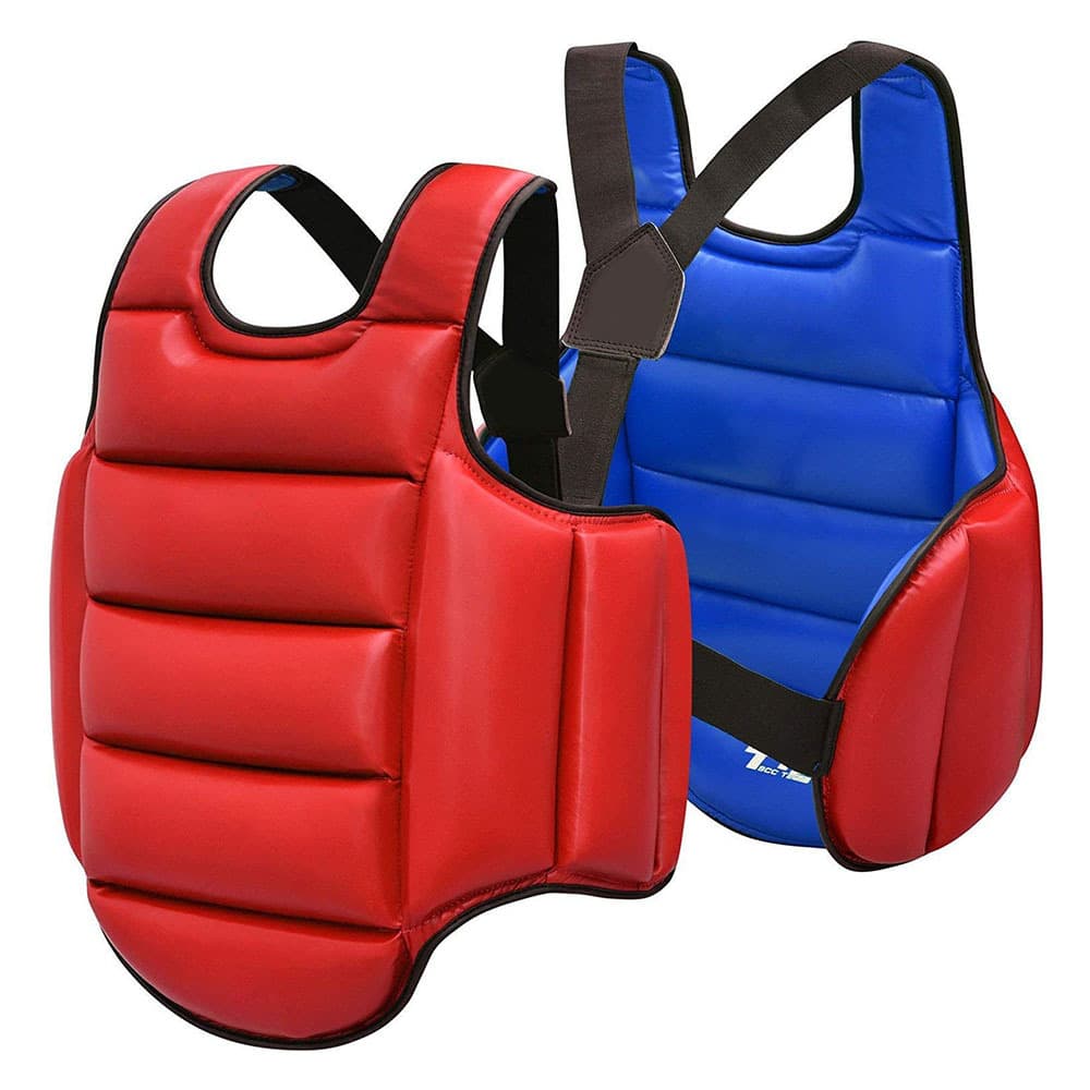 Red and Blue Karate Chest Protector