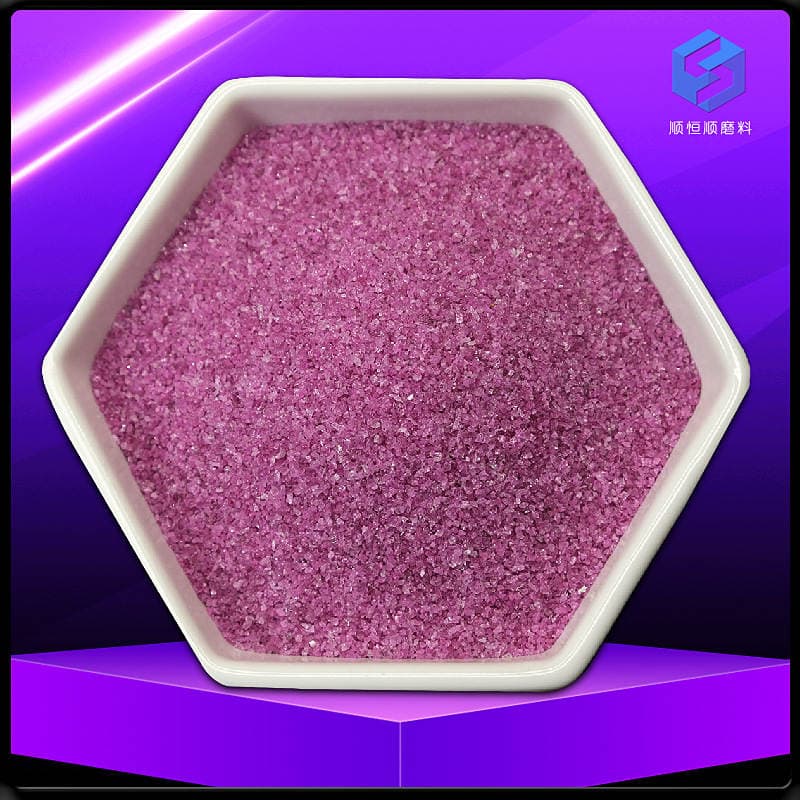 Pink Corundum, High Chrome Corundum, 46 Mesh Grinding Head, Grinding Wheel, Polishing and Sandblasting Powder Corundum, in Stock 1