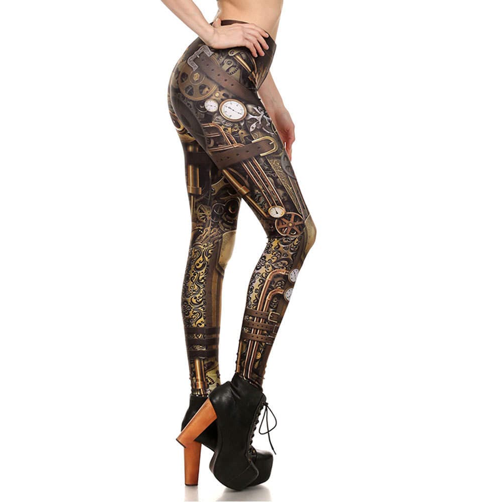 Manufacturer Wholesale Cross-Border Supply Fashion Printed Stretch Leggings Digital Printed Leggings Outer Wear Leggings 4