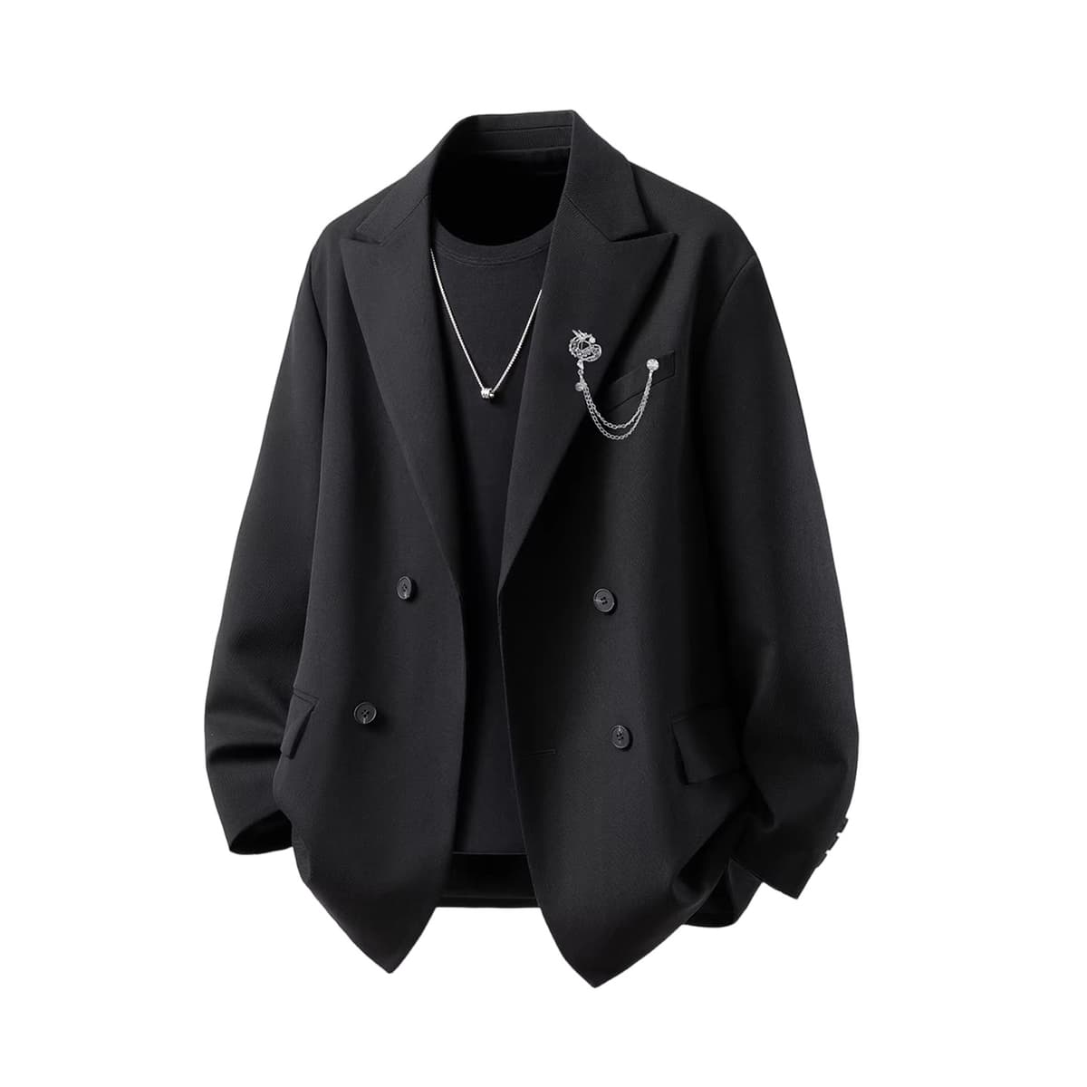 Brooch chain coat