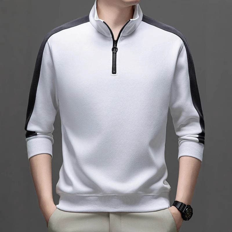 2025 New Autumn and Winter Men's Sweatshirts for Young and Middle-Aged Men's Outdoor Sports and Leisure Stand-Up Collar Zipper Tops and Jackets 11 2