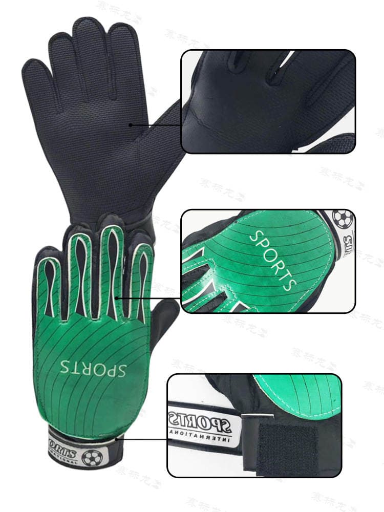 Professional Training Goalkeeper Protective Gloves for Adults and Children, Non-Slip and Wear-Resistant Goalkeeper Gloves for Football Matches, Wholesale 2