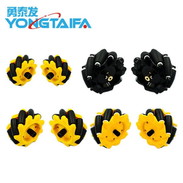 Mecanum Wheel Omnidirectional Wheel 48mm 60mm 80mm 97mm Tt Motor Smart Car Mobile Car