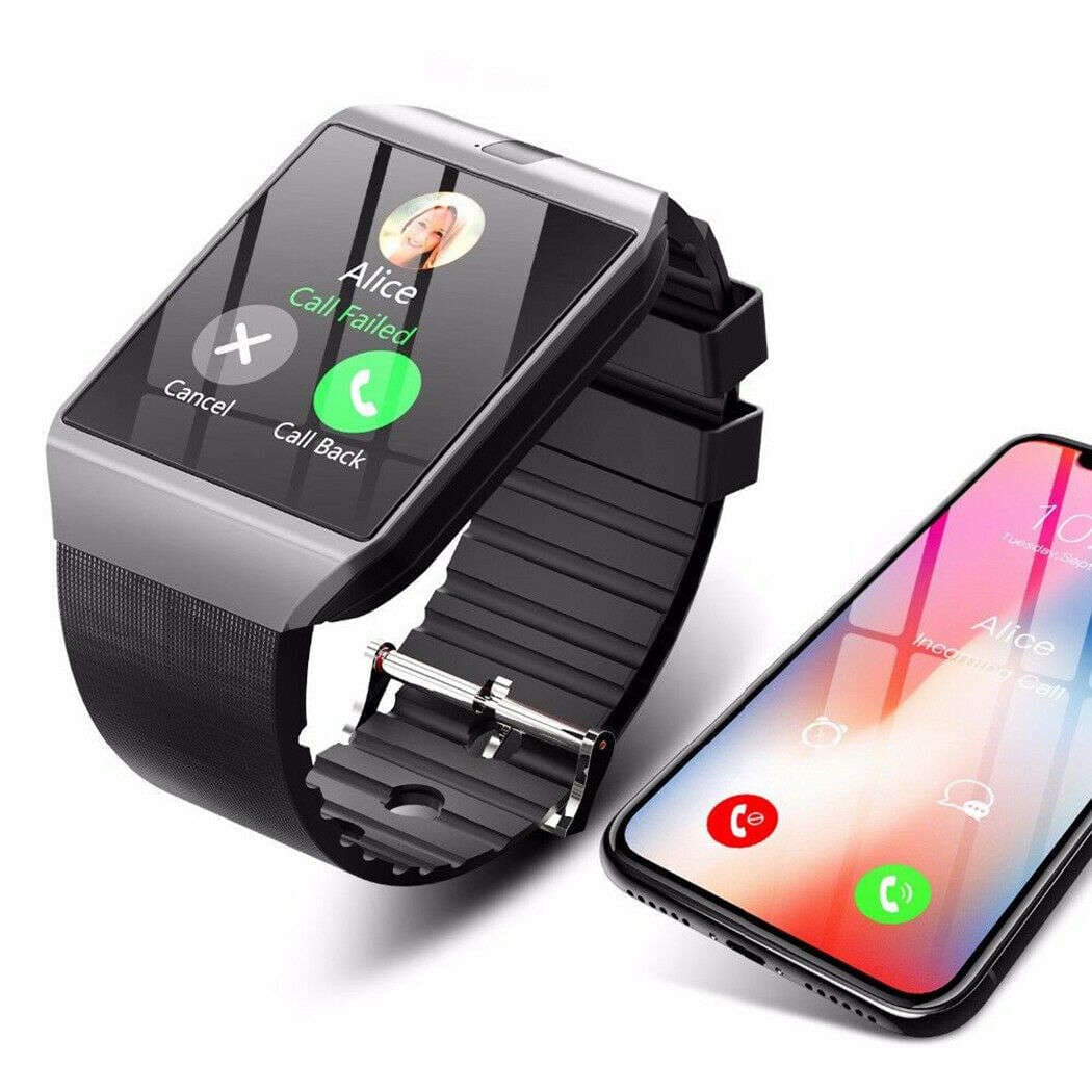 DZ09 Smart Saat, 1.44 düym sensor ekran, SIM kart dəstəyi, zənglər, idman rejimləri, ürək döyüntüsü, qan təzyiqi və yuxu monitorinqi 3