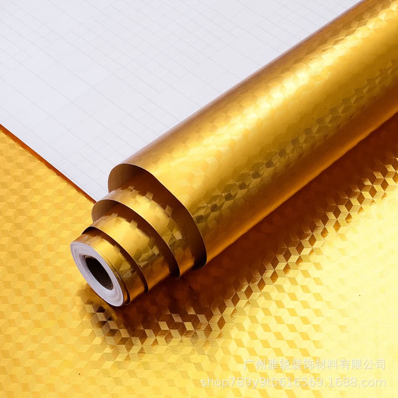 Golden three-dimensional square [moisture-proof and high temperature resistant]