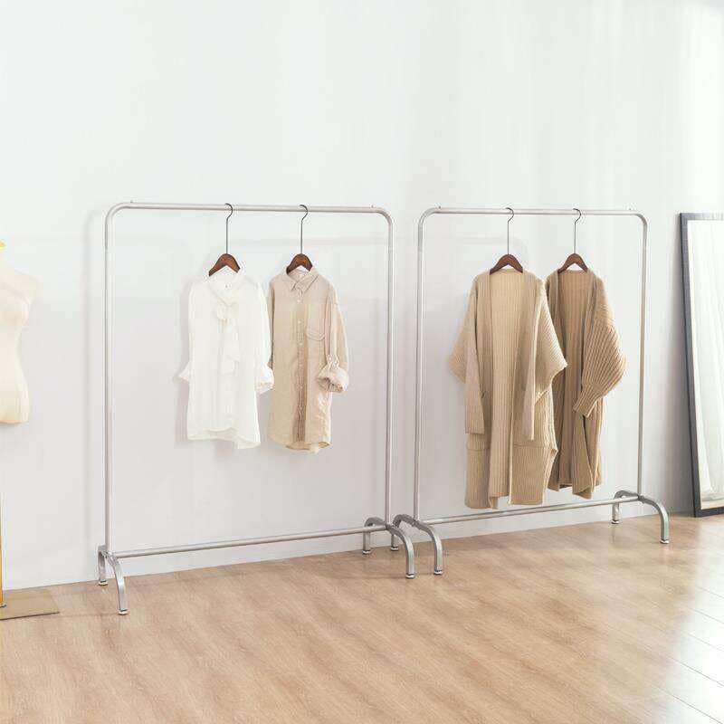 Iron Art Floor-Standing Island Display Rack for Clothing Stores, Suitable for Men'S, Women'S, and Children's Clothing 2