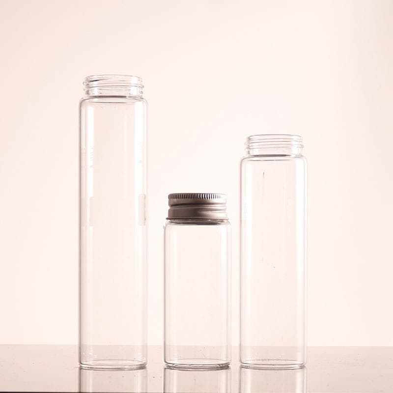 37 Diameter High Borosilicate Tube Bottle Screw Top Glass Bottle Food Packaging Bottle Transparent Candy Bottle Capsule Chinese Herbal Bottle 5