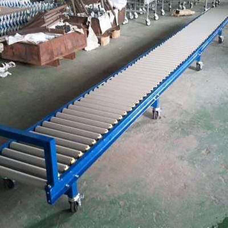 304 stainless steel roller conveyor unpowered handling logistics conveying equipment ring roller line conveyor 2