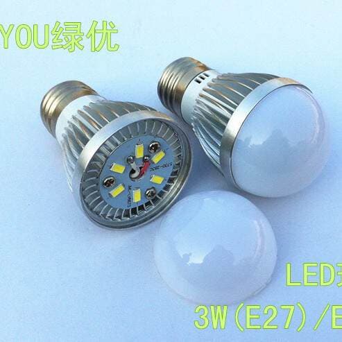 Parlaq LED lampa, 3W-18W, E27, E14, B22, alüminium korpus 1