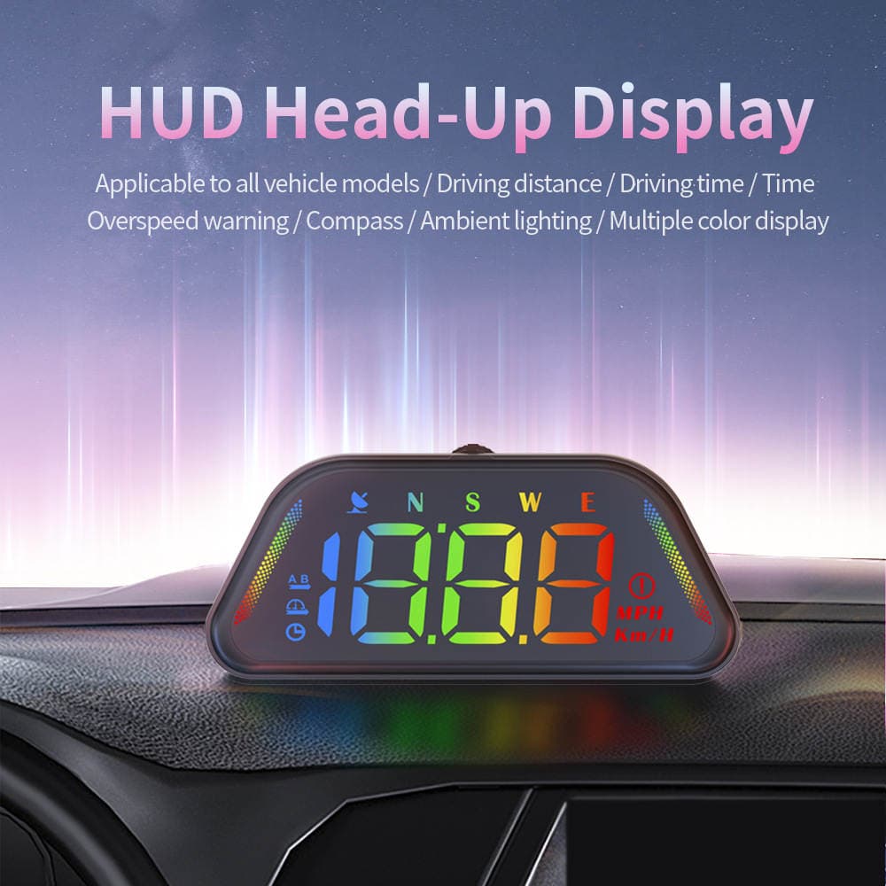G23 Avtomobil HUD displeyi (GPS, hündürlük, tarix, spidometr) 3