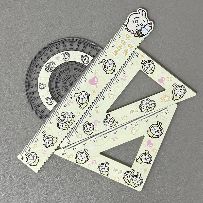 Ice cream usagi ruler set