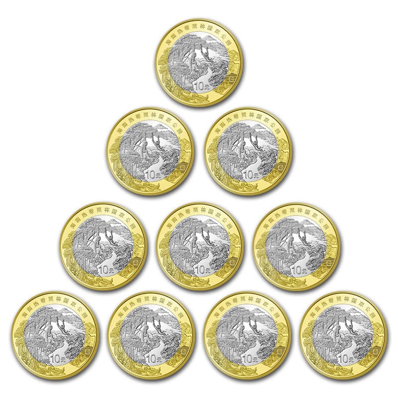 Tropical rainforest-10 pieces (send small round box)