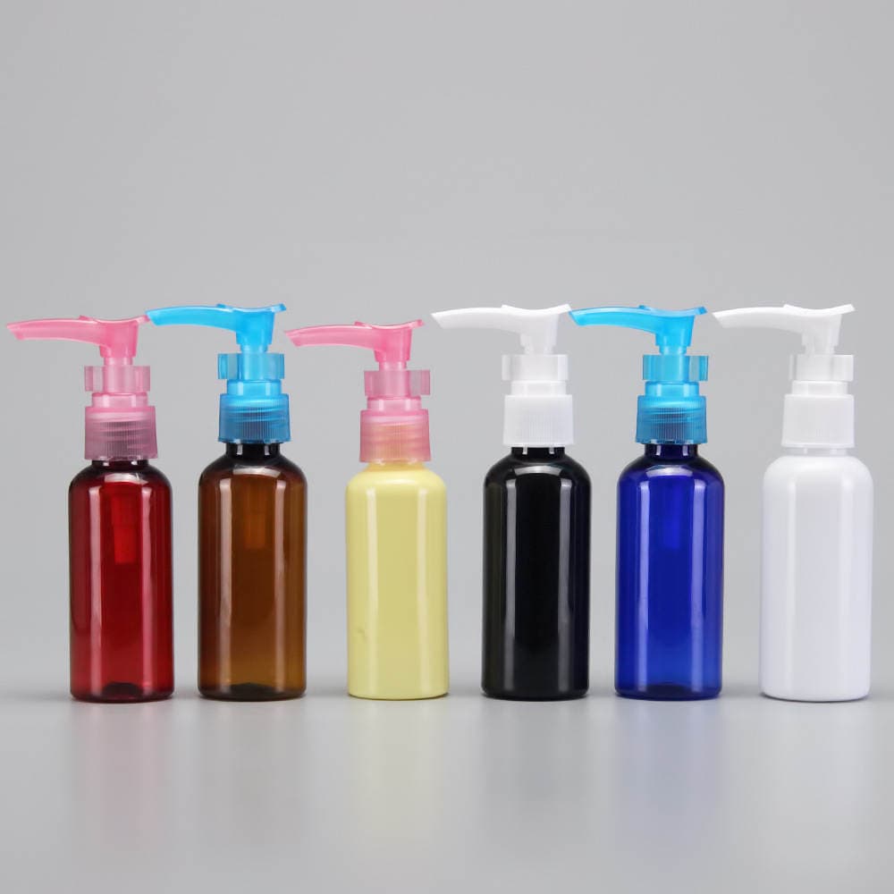 Wholesale 50ml Lotion Dispensing Bottles, Pet Transparent Clip Pump Press Bottles, Travel-Sized Plastic Bottles 4