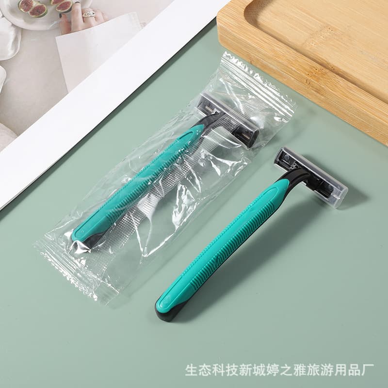 Opp+green handle shaver