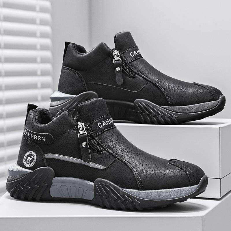 D1938 Large Size Cross-Mirror Martin Sneakers High-Top Casual Shoes Thick-Soled Student Forrest Gump Shoes Men's Shoes 3