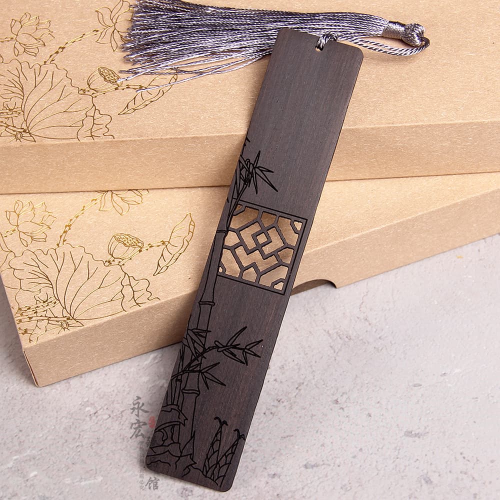 Ebony bamboo (transparent bag)