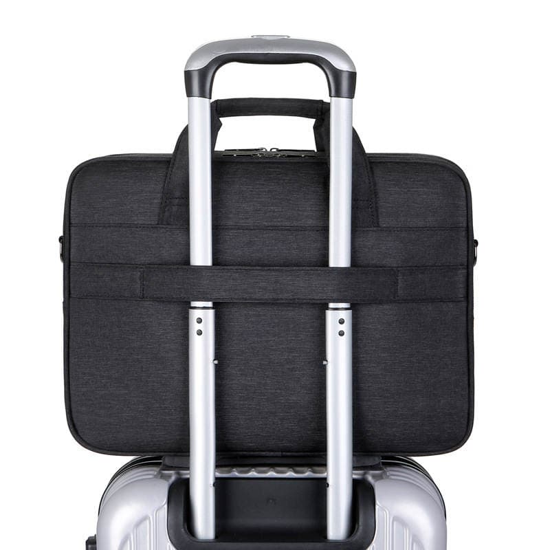 Large-Capacity Business Laptop Bag Men's Shoulder Laptop Bag Women's Double-Layer Oxford Cloth Briefcase Dropshipping 2