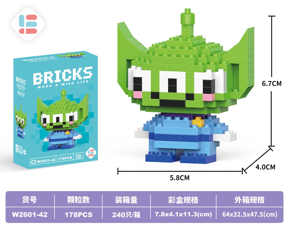 42 Mini Three-Eyed Cub 178PCs