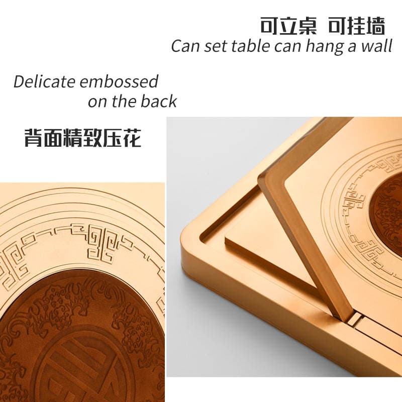 High-end authorization bronze medal creative round trophy metal medal dealer honor agent meeting plaque certificate 3