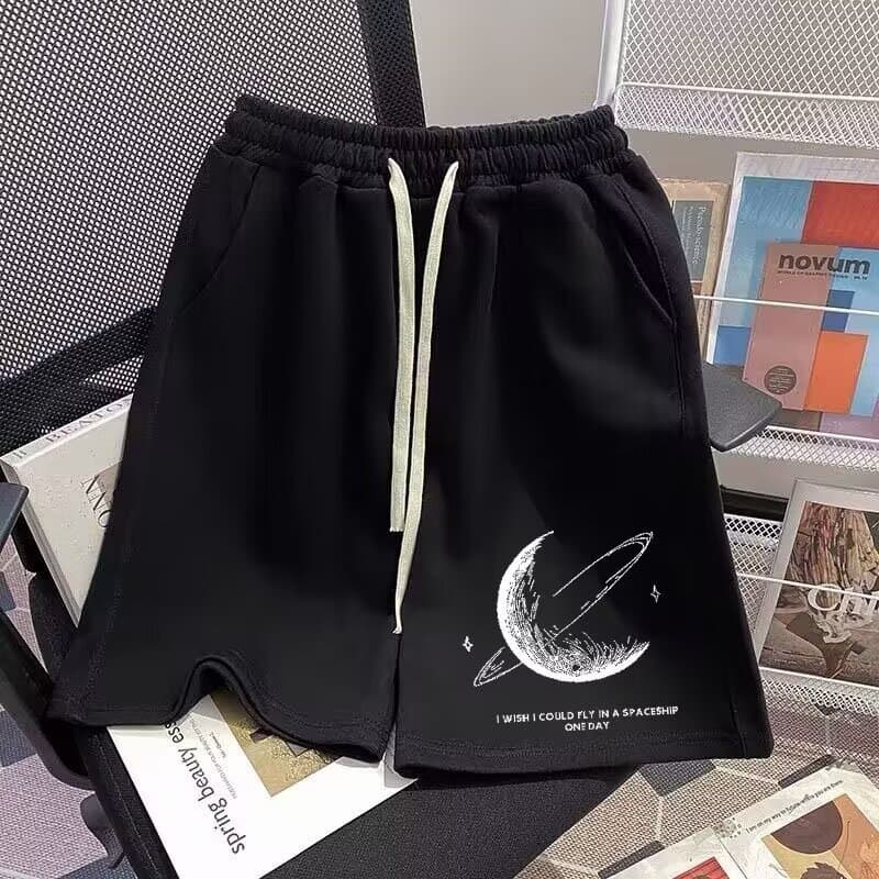 Moon rope shorts - black