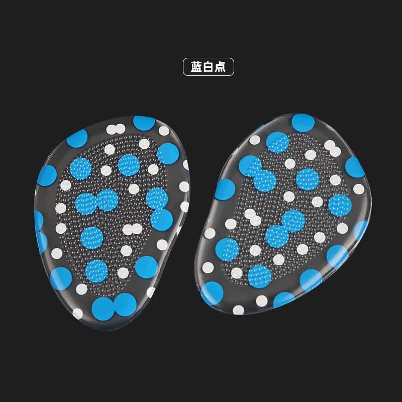 Blue and white dots