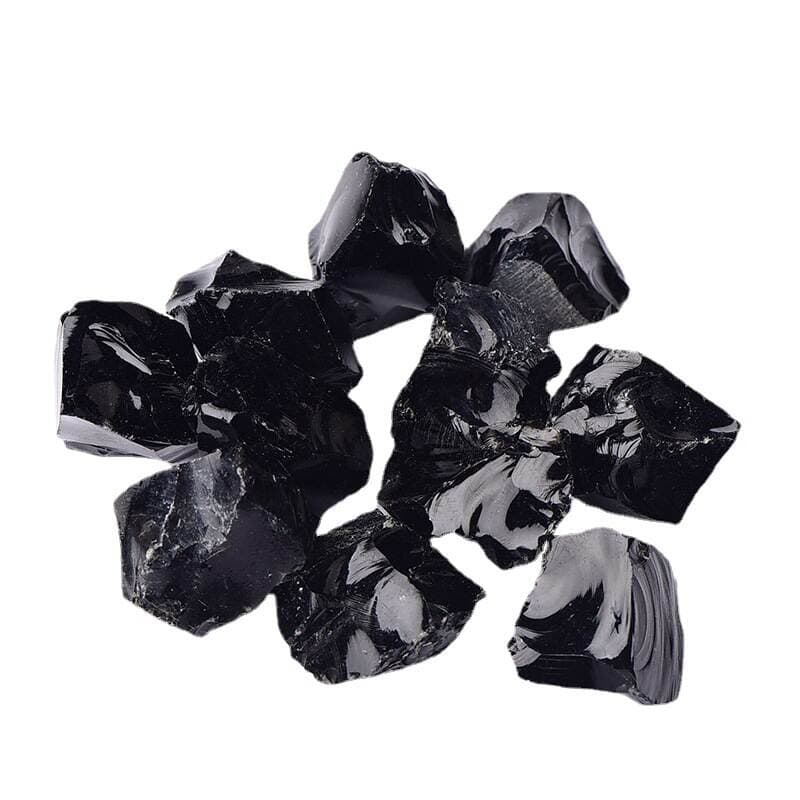 Natural Black Obsidian Crystal from the East China Sea, Aromatherapy Stone, Diffuser Crystal, Offering Stone for Buddha, Demagnetizing Stone, Aquarium Decoration Stone 5