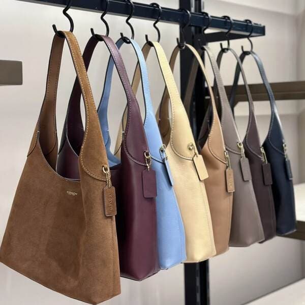 Koujia's New Genuine Leather Brooklyn Large-Capacity Tote Bag, Shoulder Bag, Commuter Bag, Vegetable Basket