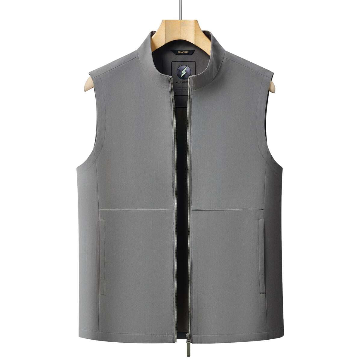 Autumn and Winter New Men's Casual Vest with Stand Collar, Pure Cotton, Slim Fit, Sleeveless Jacket for Young and Middle-Aged Men, Available for Wholesale 2